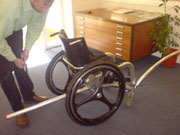 Adapted wheelchair