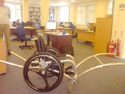 Adapted wheelchair